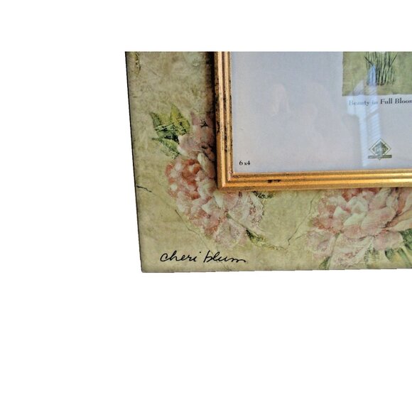 *Cheri Blum FETCO Cottage Chic Floral Design Photo Frame - Table Top - Picture 2 of 6